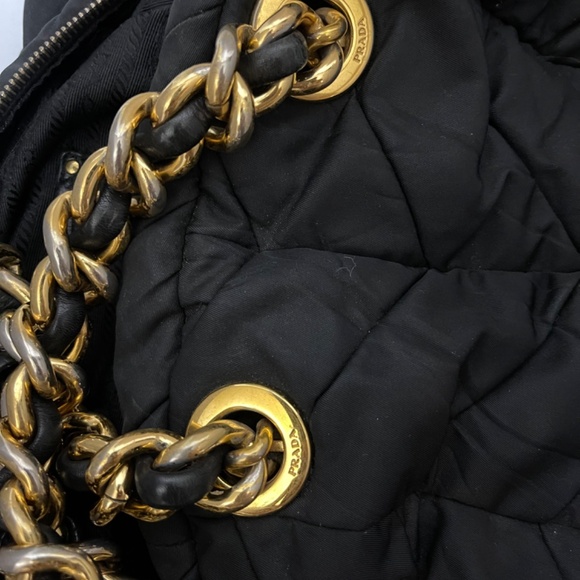 Prada Catena Chevron Chain Large Bag - Picture 5 of 14